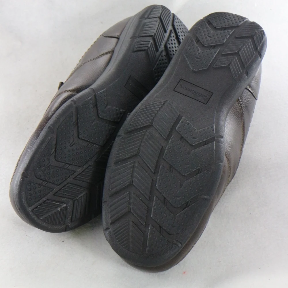 CROFT & BARROW Espresso Leather Slip On Loafers Sz 10 US Women - Picture 8 of 8